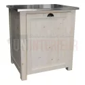 Meuble de cuisson en pin massif pour four et plaque - Straight