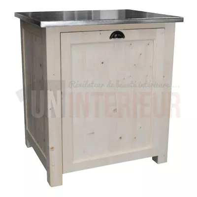 Meuble de cuisson en pin massif pour four et plaque - Straight