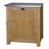 Meuble lave-vaisselle en pin massif encastrable - Straight