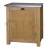 Meuble lave-vaisselle en pin massif encastrable - Straight