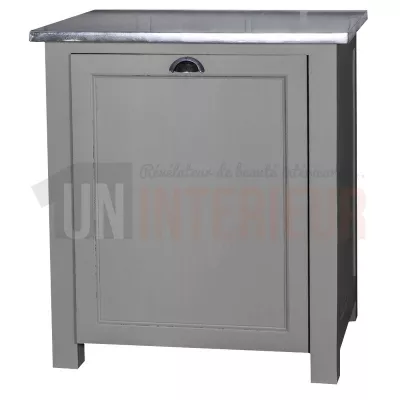 Meuble lave-vaisselle en pin massif encastrable - Straight