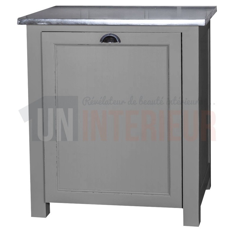 Meuble lave-vaisselle en pin massif encastrable - Straight