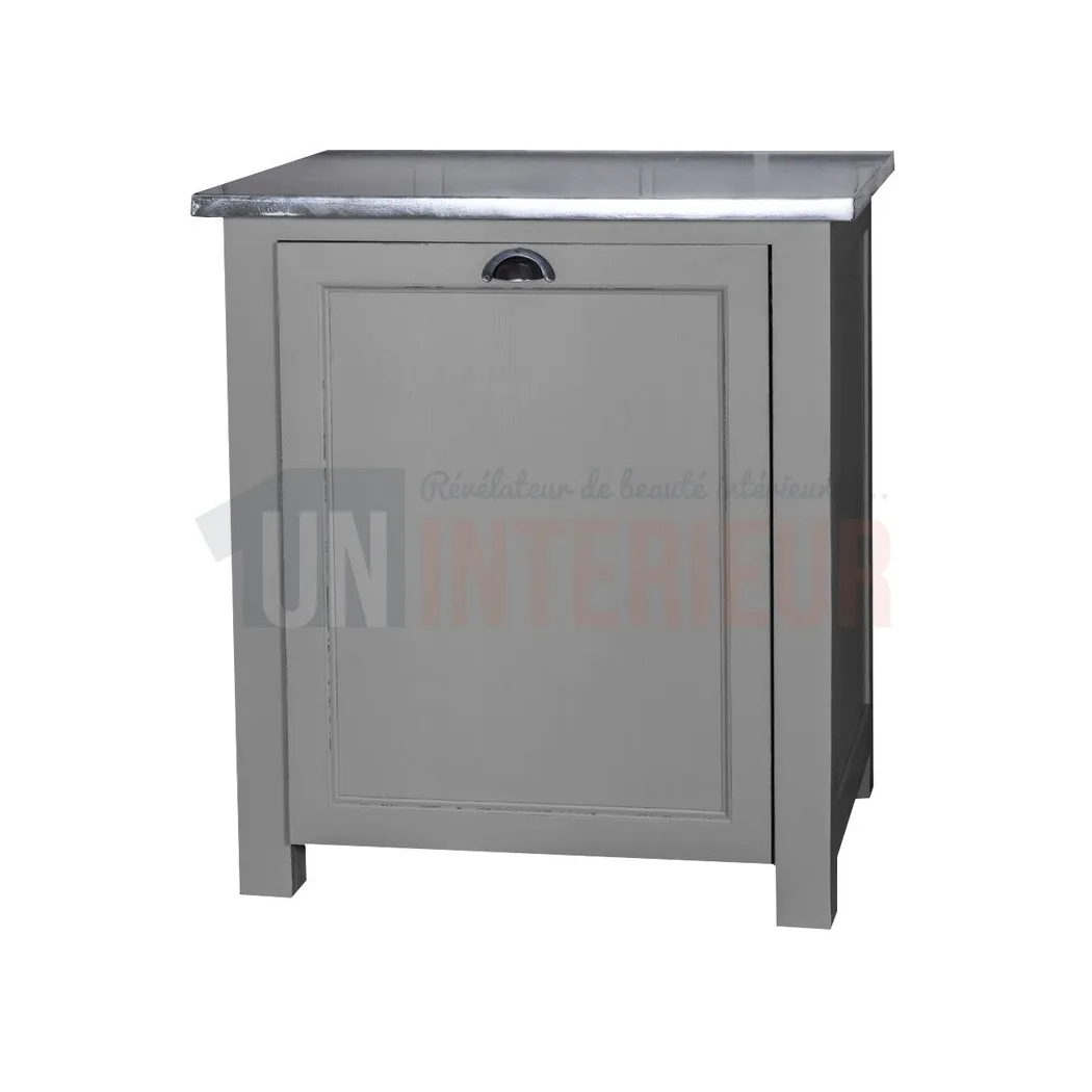Meuble lave-vaisselle en pin massif encastrable - Straight