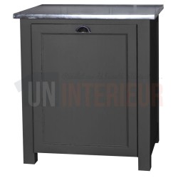 Meuble lave-vaisselle en pin massif encastrable - Straight