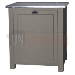 Meuble lave-vaisselle en pin massif encastrable - Straight