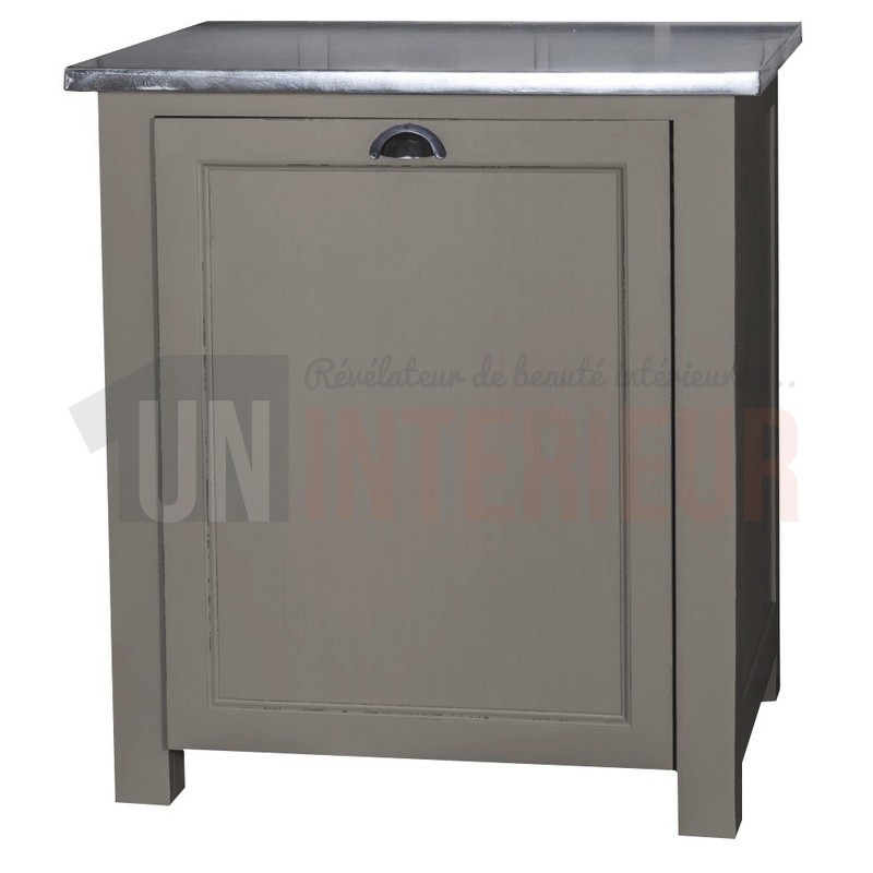 Meuble lave-vaisselle en pin massif encastrable - Straight