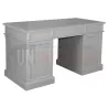 Bureau 140cm en pin massif équipé de 3 tiroirs et 2 portes - President