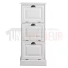 Petit rangement de bureau en pin massif ou meuble classeur - Burrington