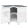 Meuble d'angle rangement de cuisine en pin massif - Straight