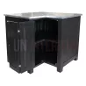 Meuble d'angle rangement de cuisine en pin massif - Straight