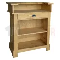 Meuble bar bistrot en pin massif 90cm - Chester