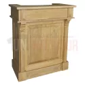 Meuble bar bistrot en pin massif 90cm - Chester