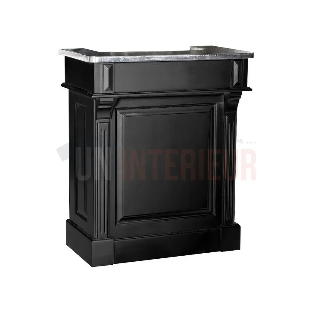 Meuble bar bistrot en pin massif 90cm - Chester