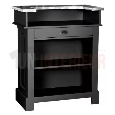 Meuble bar bistrot en pin massif 90cm - Chester