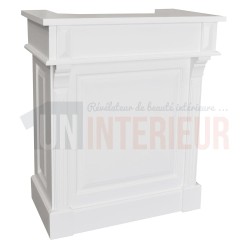 Meuble bar bistrot en pin massif 90cm - Chester