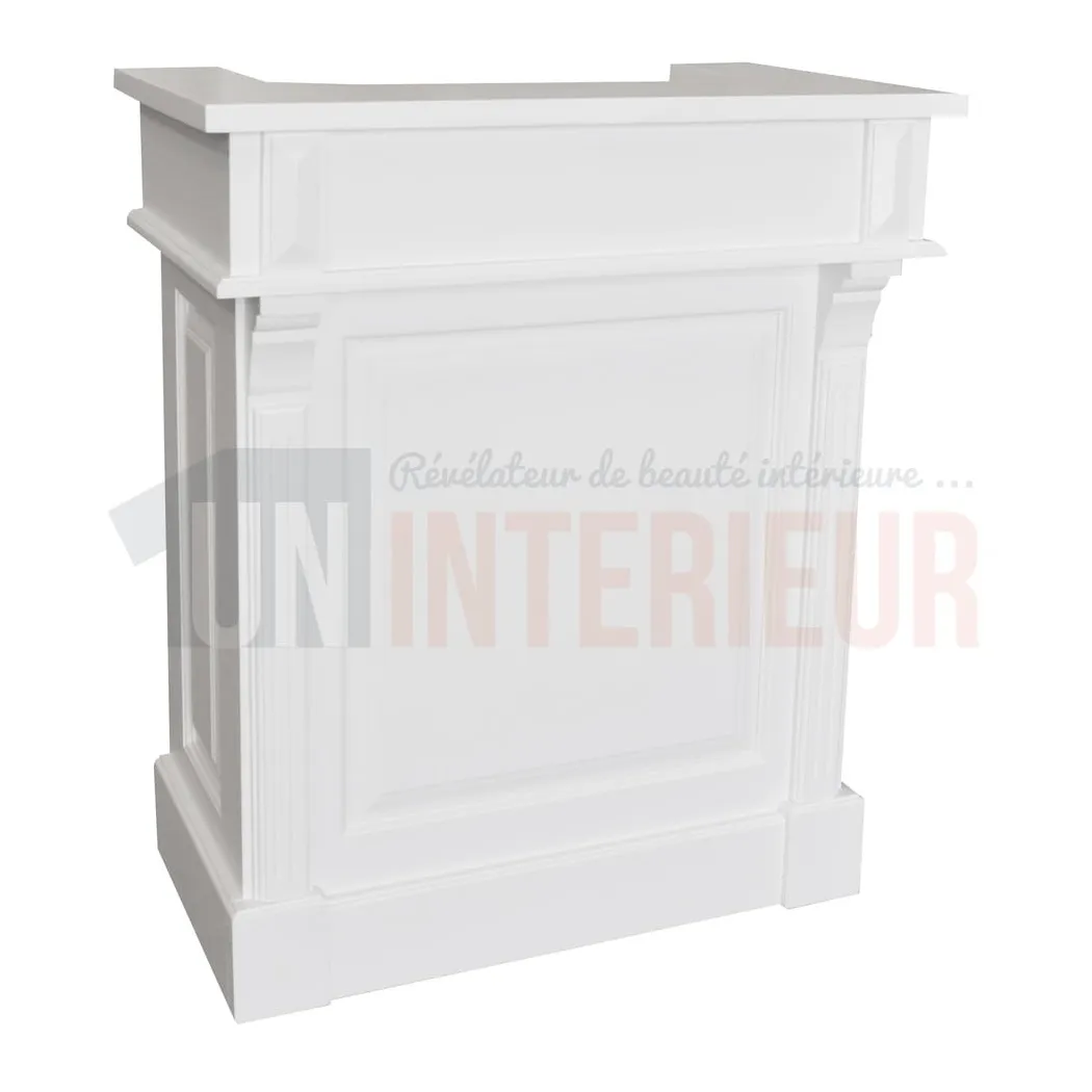 Meuble bar bistrot en pin massif 90cm - Chester