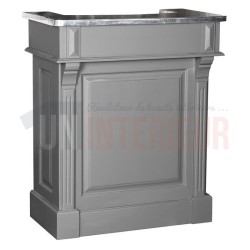 Meuble bar bistrot en pin massif 90cm - Chester