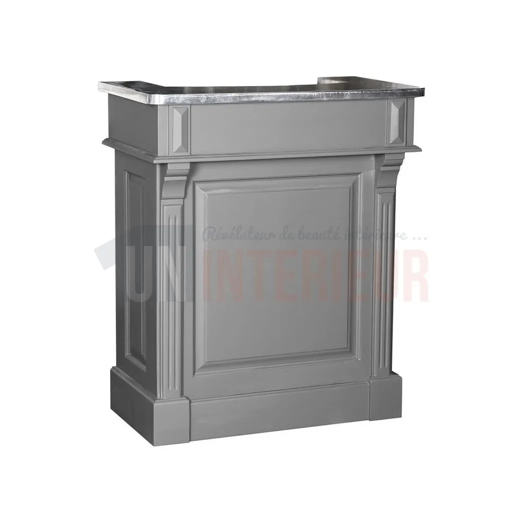 Meuble bar bistrot en pin massif 90cm - Chester
