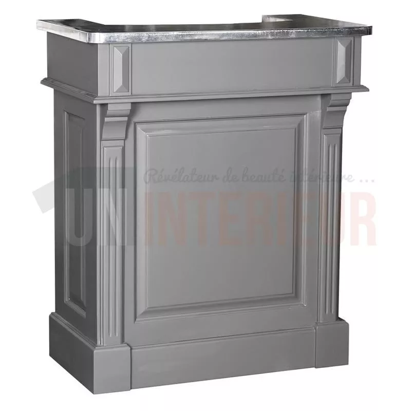 Meuble bar bistrot en pin massif 90cm - Chester