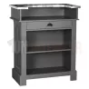 Meuble bar bistrot en pin massif 90cm - Chester