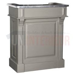 Meuble bar bistrot en pin massif 90cm - Chester