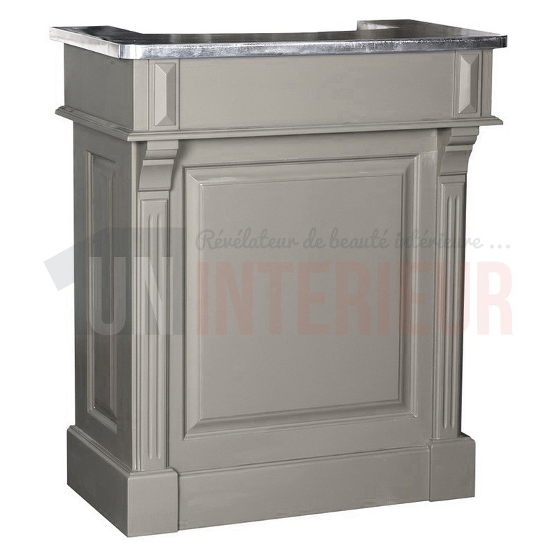 Meuble bar bistrot en pin massif 90cm - Chester