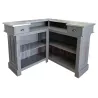 Bar d'angle 140cm x 140cm en pin massif - Chester