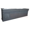 Grand comptoir de bar professionnel en pin massif 360cm - Chester