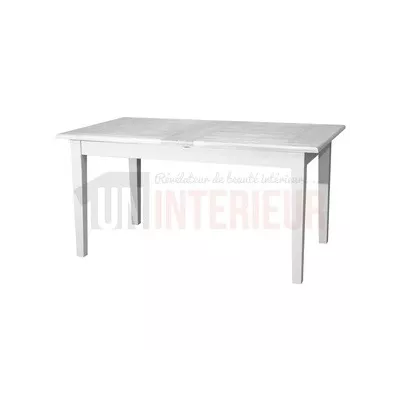 Table à rallonge portefeuille en pin massif, 8 à 10 personnes - Hashton