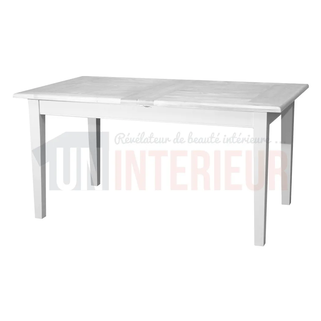 Table à rallonge portefeuille en pin massif, 8 à 10 personnes - Hashton