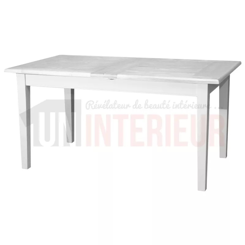 Table à rallonge portefeuille en pin massif, 8 à 10 personnes - Hashton