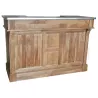 Meuble bar zinc en chêne massif 180cm - Chester