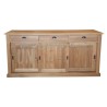 Buffet en chêne massif 3 portes coulissantes ou bahut - Luton