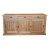 Buffet en chêne massif 3 portes coulissantes ou bahut - Luton