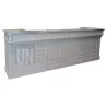 Grand comptoir de bar en pin massif de 300cm de large - Chester