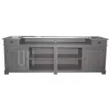Grand comptoir de bar en pin massif de 300cm de large - Chester