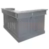 Comptoir de bar d'angle en pin massif 180cm x 140cm avec espace Frigo, retour à gauche - Chester