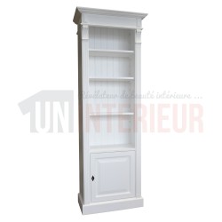Colonne en pin massif avec porte et étagères - Chester