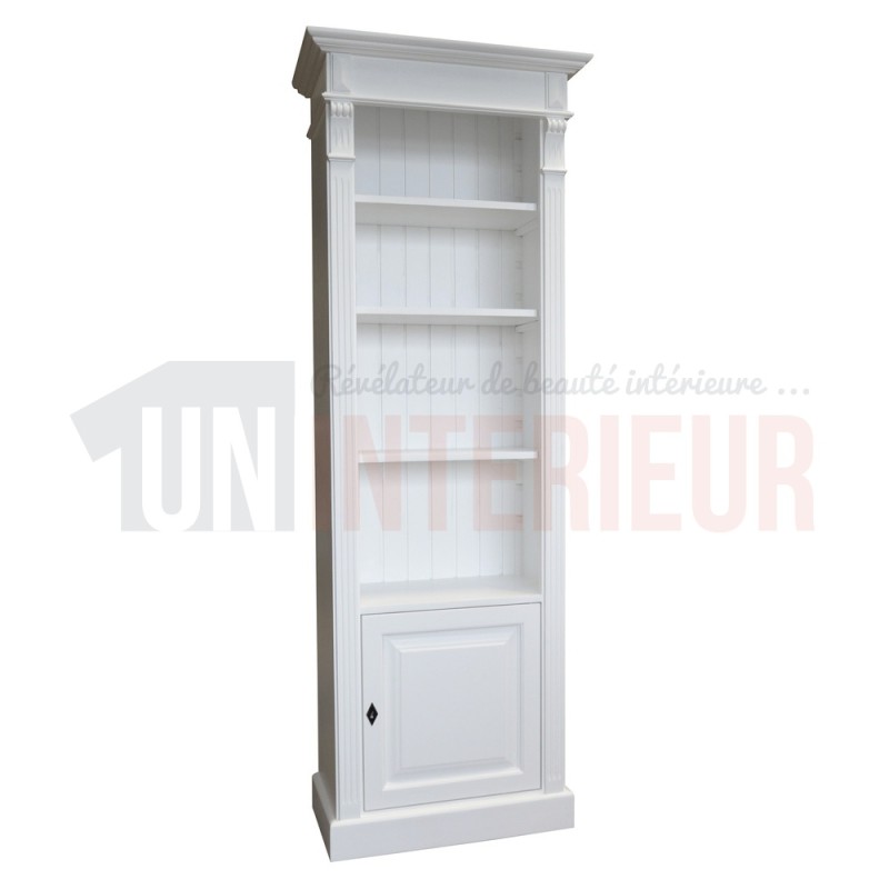 Colonne en pin massif avec porte et étagères - Chester