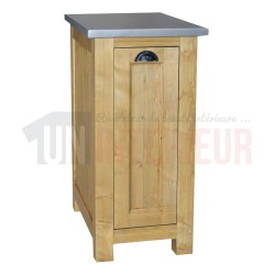 Rangement de cuisine type huilier en pin massif - Straight