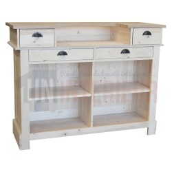 Comptoir de bar 140cm en pin massif - Chester