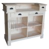 Meuble bar 120cm en pin massif - Chester