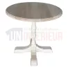 Table ronde de restaurant ou de repas en pin massif, 2 personnes - Deans