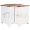 Meuble d'angle rangement de cuisine en pin massif - Straight