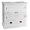 Meuble bain 90cm en pin massif - Grant