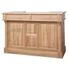 Bar chêne massif avec plateau zinc ou chêne 160cm - Chester