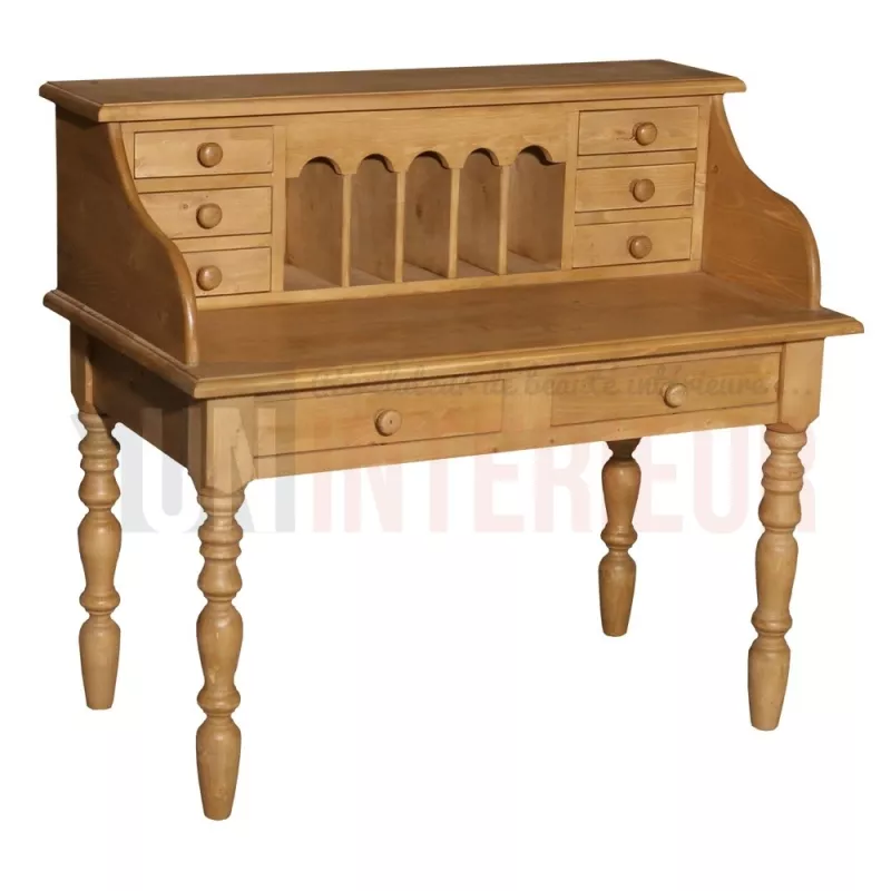 Bureau bonheur du jour en pin massif - Joy