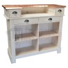 Meuble bar 120cm en pin massif - Chester