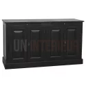Buffet 4 portes en pin massif avec 2 tirettes - Straight