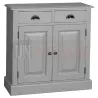 Rangement design 2 portes, 3 tiroirs en pin massif - Up
